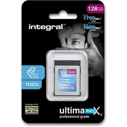 Карты памяти Integral UltimaPro X2 CFexpress Professional Type B 2.0 128&nbsp;ГБ