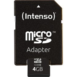 Карты памяти Intenso microSD Card Class 10 4&nbsp;ГБ