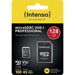 Карты памяти Intenso microSD Card UHS-I Professional 128&nbsp;ГБ