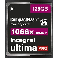 Карты памяти Integral UltimaPro CompactFlash Card 1066x VPG-65 128&nbsp;ГБ