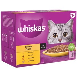 Корм для кошек Whiskas 1+ Poultry Feasts in Gravy  80 pcs