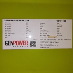 Генераторы Genpower GBG 110 E