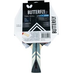 Ракетки для настольного тенниса Butterfly 2x Timo Boll Vision 2000 + 2x Drive Case II