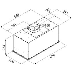 Вытяжки Kluge KOV6600BLG черный