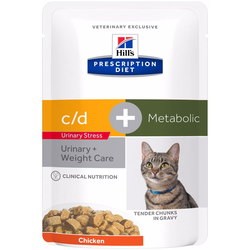 Корм для кошек Hills PD c/d Urinary Stress/Metabolic Chicken Pouch 12 pcs
