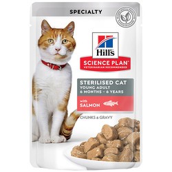 Корм для кошек Hills SP Sterilised Young Adult Salmon 12 pcs