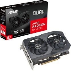 Видеокарты Asus Radeon RX 7600 Dual V2 OC