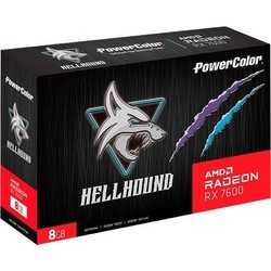 Видеокарты PowerColor Radeon RX 7600 Hellhound
