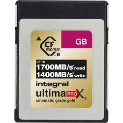 Карты памяти Integral UltimaPro X2 CFexpress Cinematic Gold Type B 2.0 256&nbsp;ГБ