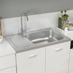 Кухонные мойки VidaXL Kitchen Sink 80x50 147232 800x500