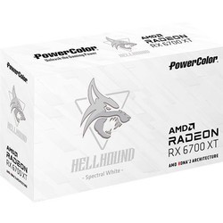 Видеокарты PowerColor Radeon RX 6700 XT Hellhound White 12GB