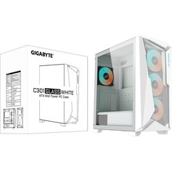 Корпуса Gigabyte C301 GLASS белый