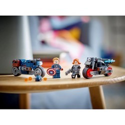 Конструкторы Lego Black Widow and Captain America Motorbikes 76260