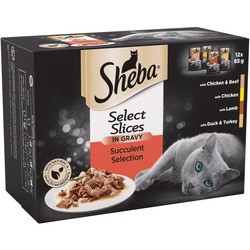 Корм для кошек Sheba Select Slices Succulent Selection in Gravy 12 pcs