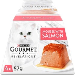 Корм для кошек Gourmet Revelations Mousse with Salmon  4 pcs
