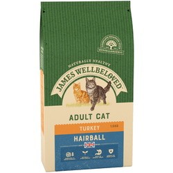 Корм для кошек James Wellbeloved Adult Cat Hairball Turkey  1.5 kg