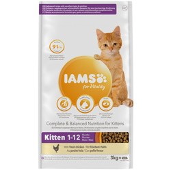 Корм для кошек IAMS Vitality Kitten Fresh Chicken  3 kg