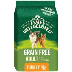 Корм для кошек James Wellbeloved Adult Cat Grain Free Turkey  1.5 kg