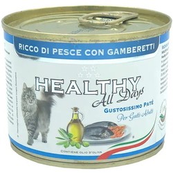 Корм для кошек HEALTHY Adult Pate Fish/Shrimp 200 g
