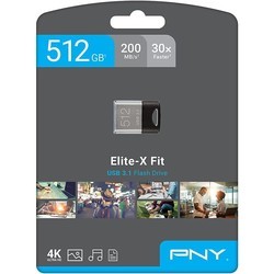 USB-флешки PNY Elite-X Fit USB 3.1 512&nbsp;ГБ