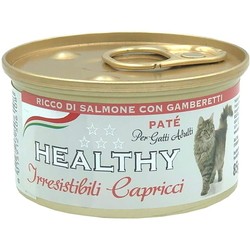 Корм для кошек HEALTHY Adult Pate Salmon/Shrimp 85 g