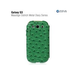 Чехлы для мобильных телефонов Zenus Masstige Ostrich Metal Diary for Galaxy S3