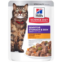 Корм для кошек Hills SD Adult Sensitive Stomach Chicken/Beef 80 g