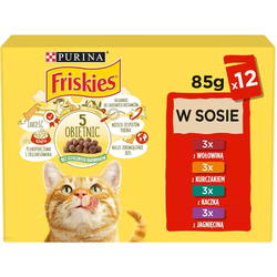 Корм для кошек Friskies 5 Guarantees Mix 12 pcs