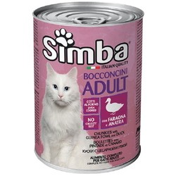Корм для кошек Simba Adult Canned Chunkies with Guinea Fowl/Duck 415 g
