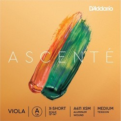 Струны DAddario Ascente Viola A String Extra-Short Scale Medium