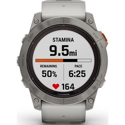Смарт часы и фитнес браслеты Garmin Fenix 7X  Sapphire Pro Solar (черный)