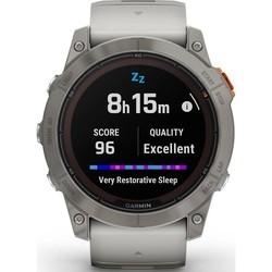Смарт часы и фитнес браслеты Garmin Fenix 7X  Sapphire Pro Solar (черный)