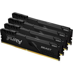 Оперативная память Kingston Fury Beast DDR5 4x32Gb KF556C40BBK4-128