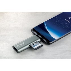 Картридеры и USB-хабы PNY USB-C Card Reader - USB Adapter