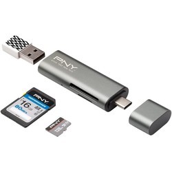 Картридеры и USB-хабы PNY USB-C Card Reader - USB Adapter