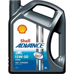 Моторные масла Shell Advance 4T Ultra 15W-50 4&nbsp;л