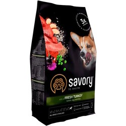 Корм для собак Savory Adult All Breed Sterilised Rich in Fresh Turkey 3&nbsp;кг