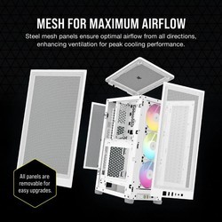 Корпуса Corsair 2000D RGB Airflow белый