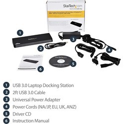 Картридеры и USB-хабы Startech.com USB3DOCKHDPC