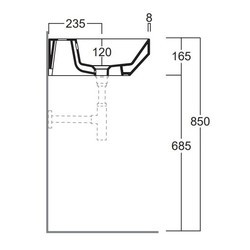 Умывальники Simas Baden BB 10 600&nbsp;мм