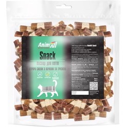 Корм для кошек AnimAll Chicken Snacks with Duck/Cod 500 g