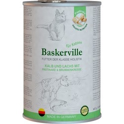 Корм для кошек Baskerville Cat Can with Veal/Salmon 400 g
