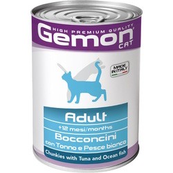 Корм для кошек Gemon Can Adult Chunkies with Tuna/Ocean Fish 415 g