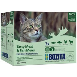 Корм для кошек Bozita Tasty Meat/Fish Menu in Jelly 12 pcs