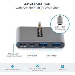 Картридеры и USB-хабы Startech.com 5G2A2CPDB-USB-C-HUB