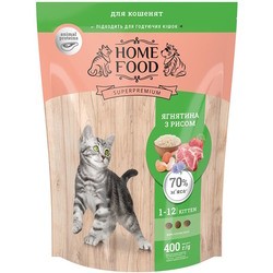 Корм для кошек Home Food Kitten Lamb/Rice  400 g