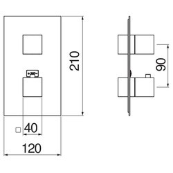 Смесители Nobili Rubinetterie Seven WE00102/QCR (черный)