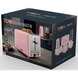 Тостеры, бутербродницы и вафельницы Tower Cavaletto T20036PNK