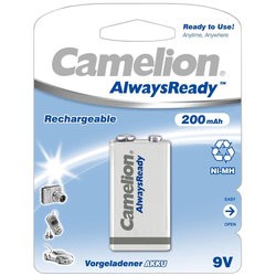 Аккумуляторы и батарейки Camelion Always Ready 1xKrona 200 mAh