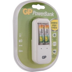 Зарядки аккумуляторных батареек GP PB410 + 2xAAA 800 mAh